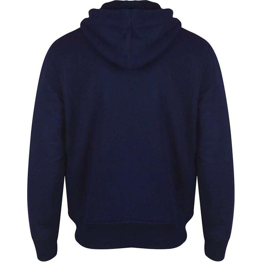 Polo Ralph Lauren Gold Logo Hooded Long Sleeve Sweatshirt Men Sweatshirt Navy-Blue 710584554-004