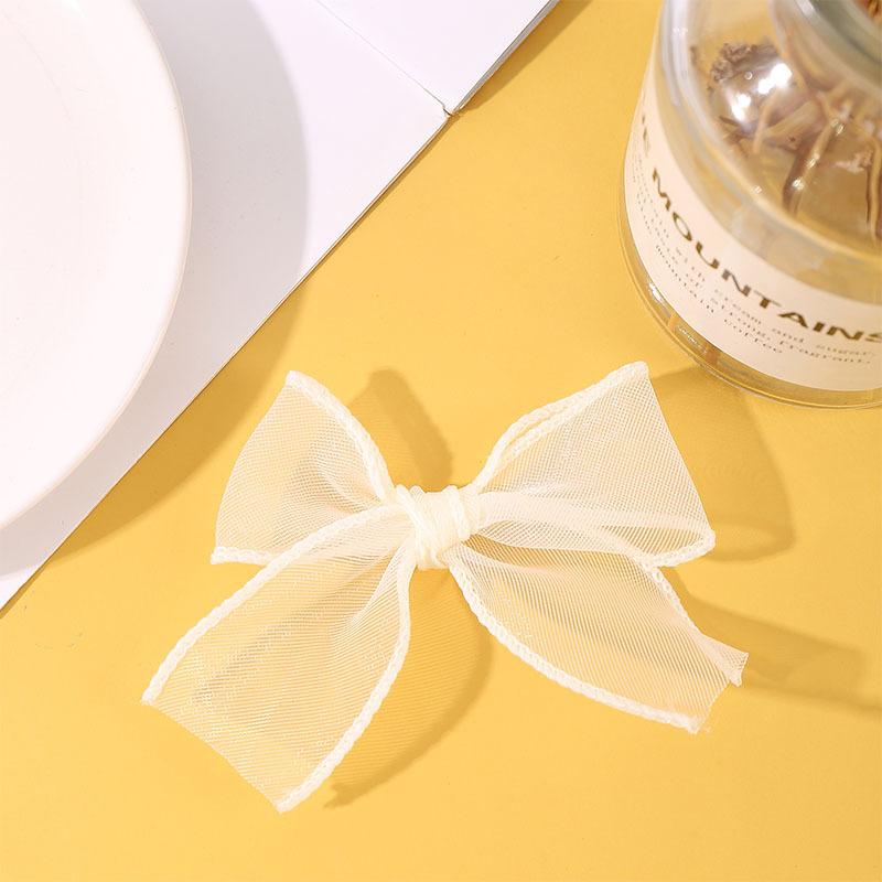 Mesh Bow Accessories Work In Progress Diy Hair Accessories Clothing Accessories Ribbon Bow Accessories Factory
