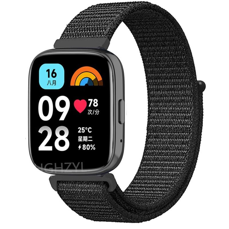 Nylon Strap+Case Replacement Bracelet Band For Redmi Watch 3 / For Redmi Watch 3 Active Watch Accessories
