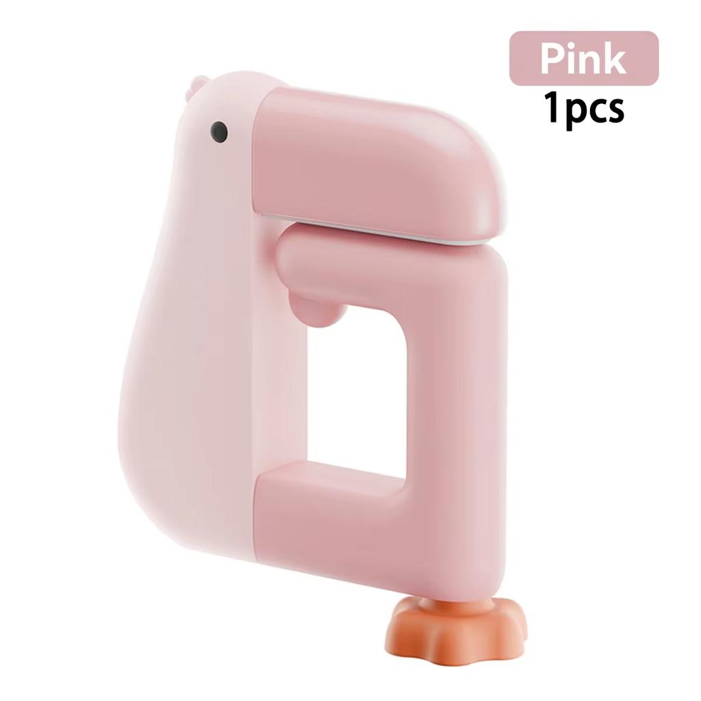 Portable Hook-Style Desktop Storage Bag with Hanging Bracket, Damage-Free Perforation Design Office Supplies