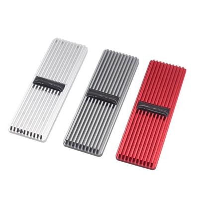 M.2 SSD Heatsink Thermal Pad Heatsink Aluminium Cooling with Silicone Thermal Pad Heatsink 2280 NVME CPU Cooling