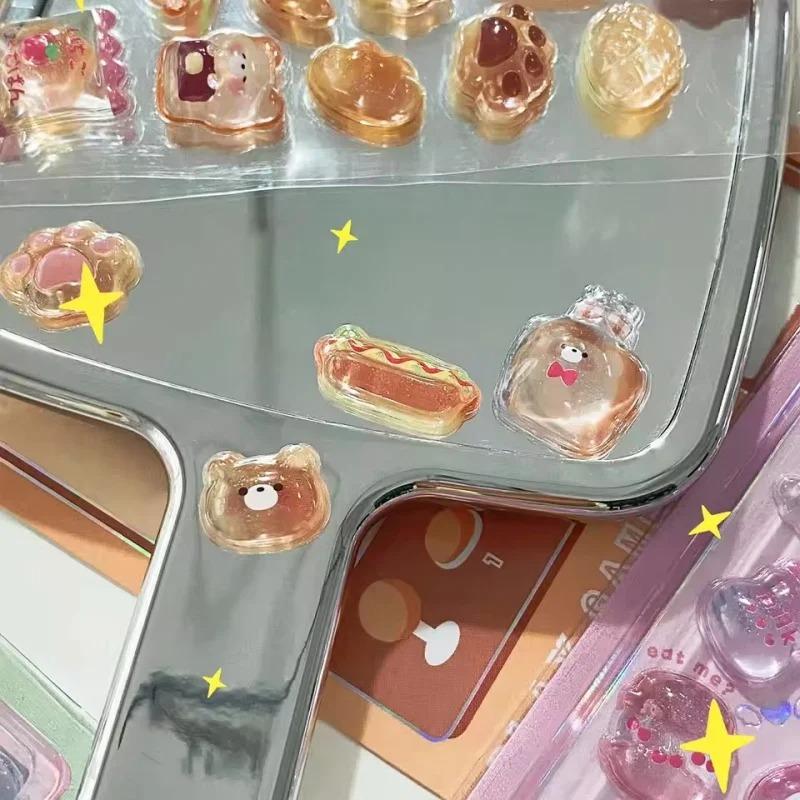 3D &Cartoon Stickers Relief Hollow Reward 3D Stickers Sticker Adhesive Vinyl Material Cute Design Bag Accessories