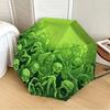 1PC Zombie Swarm Automatic Folding Umbrella - Compact 8-Rib Design, Durable Plastic & Iron, Lightweight for Outdoor Daily Use, Festive Gift061