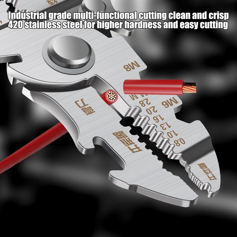 Multifunctional Wire Stripping Pliers Electrical Wire Stripping Tool Multi-purpose Professional Wire Stripping Tool Wire