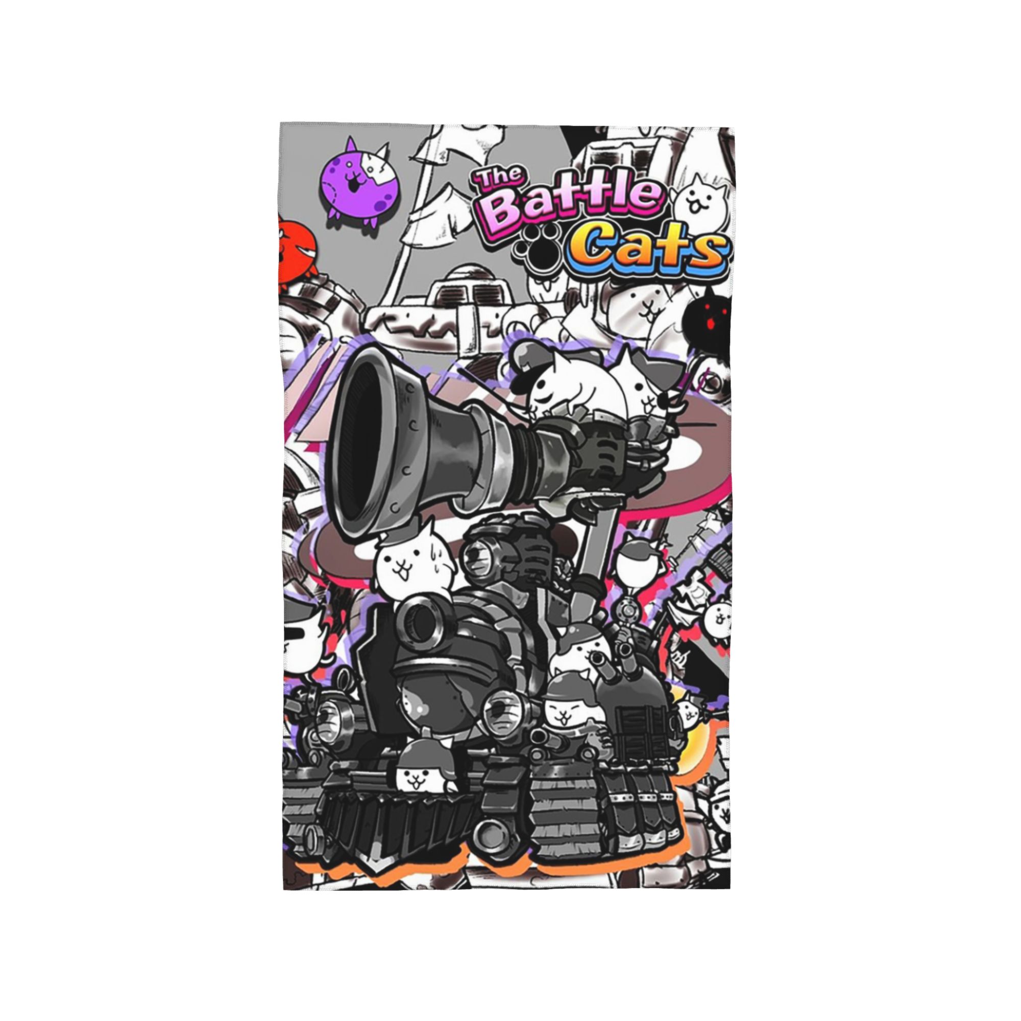 

Battle Cats Siege Engine Soft Face Towel Quick Dry Pool Bath Cotton Towels Breathable W30*H60(CM)