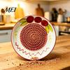 Garlic Paste Maker Ceramic Grater Bowl, Multifunctional Ginger Mincer Plate Olive Oil Dip Mixer Bowl for Food, Spanish Tomato Roaster Dish,