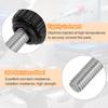 uxcell 10pcs Knurling Clamp Knob Thumb Screw M6 x 8mm Metric Male Thread 22mm