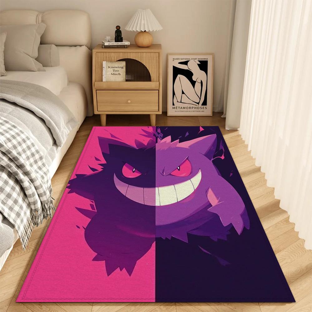 Fashion Entrance Mat Living Room P-Pokemon Rugs Decoration G-gengar Balcony Super Absorbent Bathroom Rug Doormat Front Door Bath