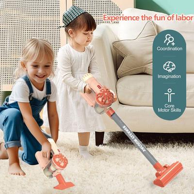 Simulation Electric Vacuum Cleaner Set for Toddlers Kids Pretend Play Toys Role Play Housekeeping Toys Educational Toys Gifts