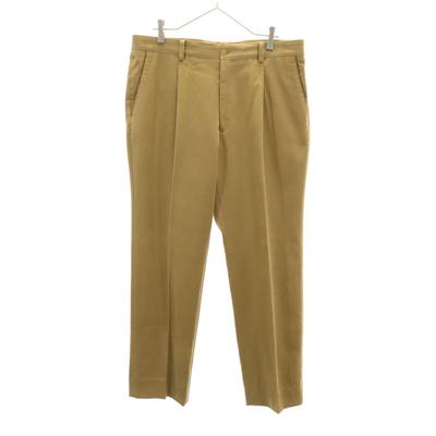 LANVIN LA COLLECTION Made In Japan Moleskin Tuck Pants 94 Brown Men's Used