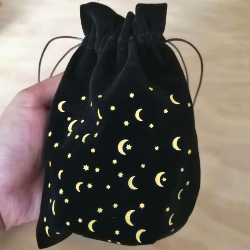 Péndulo de adivinación Mantel de adivinación Juego de mesa Tarot Bolsa de almacenamiento de terciopelo