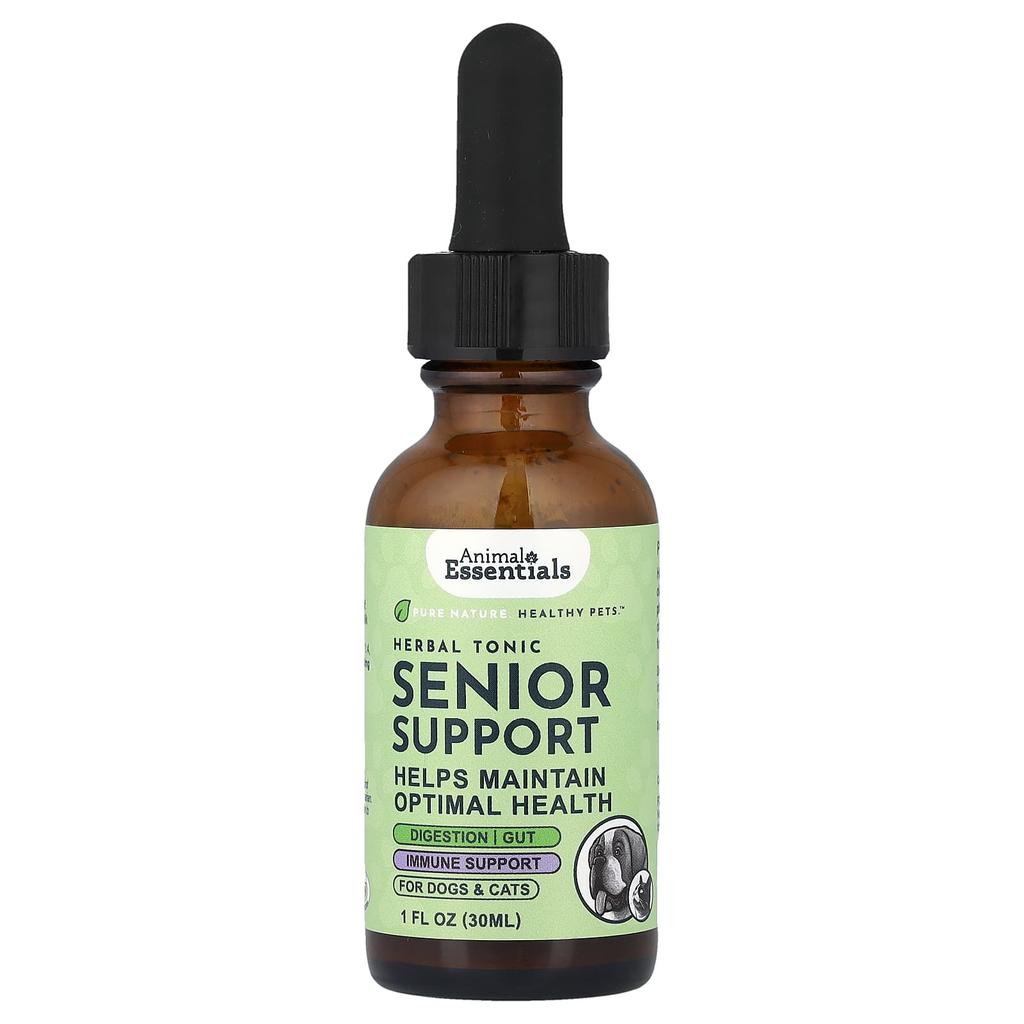 Animal Essentials, Senior Support, for Dogs and Cats, 30ml (1 fl oz)