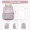 Trendy School Backpack for Girls Waterproof Nylon Rucksack Teenager Large Capacity Kawaii Student School Bag  Cute BookBag