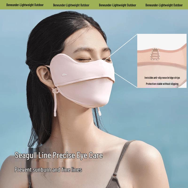 Banana Umbrella AL833 Cooling UV Protection Face Mask for Women