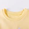 Girls Mesh Dress Spring Autumn Clothes Children's Princess Dresses Cartoon Cotton Yellow Skirt for 2-7 Years Old