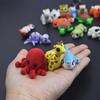 3D Printed Simulation Small Animal Joint Movable Mini Desktop Toy for Boys and Girls, Stress Relief, Healing, Family Gatherings