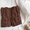Cotton Padded Baby Cardigan Coat Flying Sleeve Toddler Padded Jacket  Winter