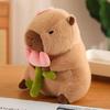 Kawaii Capybara Plush Toy Creative Stuffed Animal Dolls Simulation Capibara Toast Doll Birthday Toys Gift