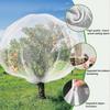 Garden Netting Mesh for Plants,Insect Bird Barrier Netting Mesh with Zipper and Drawstring,for Vegetables Fruits Flower Bushes,3.3 x 3.9 FT