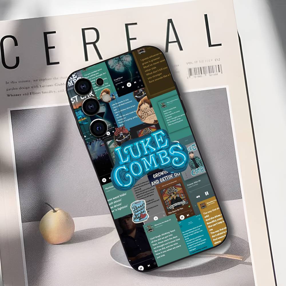 

L-Luke C-Combs Phone Case Silicone Soft For Samsung S25,S24,S21,S22,S23,S30,Ultra,S20,Plus,Fe,Lite Samsung S21lite