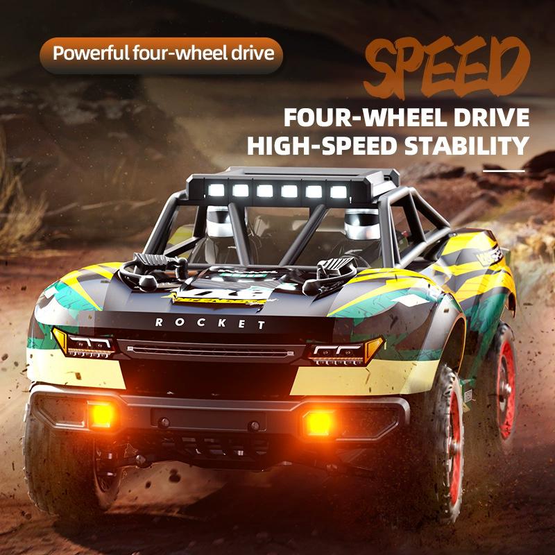 Non-Toxic Scy 1/18 Off-Road Vehicle 50 Km/H Brushless Full-Scale Remote Control 4Wd Short Card Vehicle Racing Toys For Kids Adult Gifts