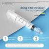 Needle Tube Baby Nasal Aspirator Syringe Baby Nose Cleaner Infant Rhinitis Nasal Washer Children Nose Washing Tool for Kids