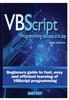 The VBScript Programming Success In A Day Book