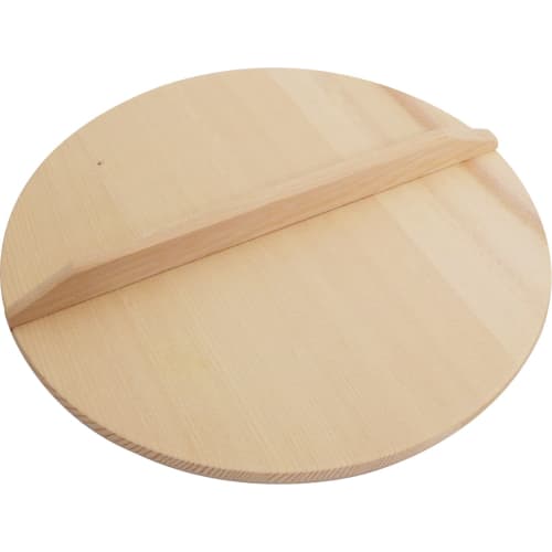 Ichihara Woodworks Wooden Lid, Natural Wood, 30cm, 10009