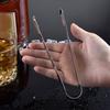 Ice Tongs Small Tongs Stainless Steel with Sharp Teeth for Ice Bucket Ice Sugar Cubes Coffee Bar Food Serving