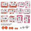 100 Professional Manicure Sandpaper Discs For Precise Grinding And Salon Quality Results With Portable Storage Case
