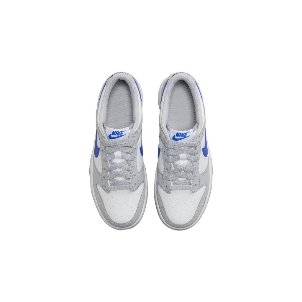 Nike Dunk Low GS Gris Loup Royal Chaussures de Sport Enfant Game-Royal Blanc FN3878-001