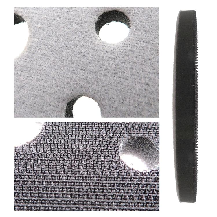 15 Hole 150mm Polishing Interfaces Pad Heavy Duty Foam Sanding Pad for Woodworking Auto Detailing Tools Accessories