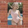 Metal Poster Bikini Swimwear Wall Decor Home Bar Cafe Spa Hangable Iron Sign