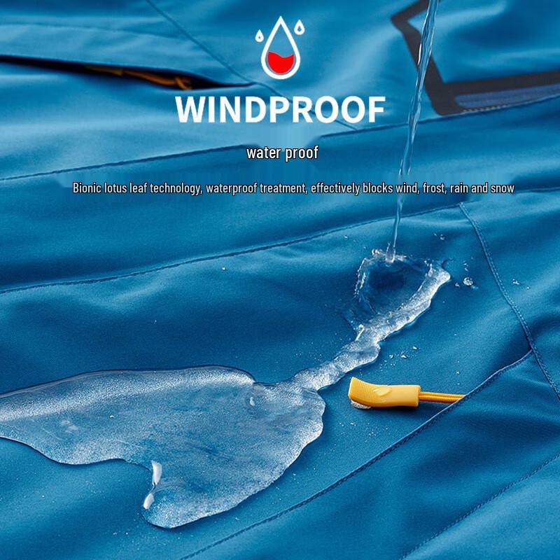 Romon Men's 3-in-1 Outdoor Windbreaker Jacket