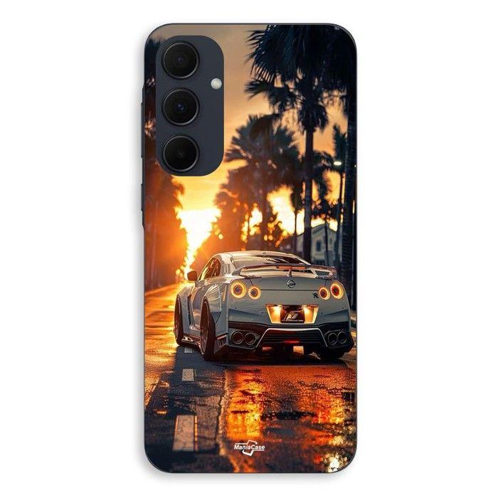 Coque de téléphone - MANIACASE - Samsung galaxy A55 GTR R35 - Silicone - Souple - Couché de soleil