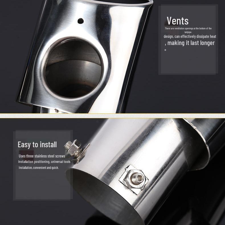 Universal Tailpipe Muffler for CRV, Range Rover, IX35 - High-Demand Model