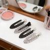4Pcs Acrylic Polka Dot Hair Clips, Non-slip Creaseless Hair Clips, Styling Sectioning Clips for Hair Styling, Home & Salon Use