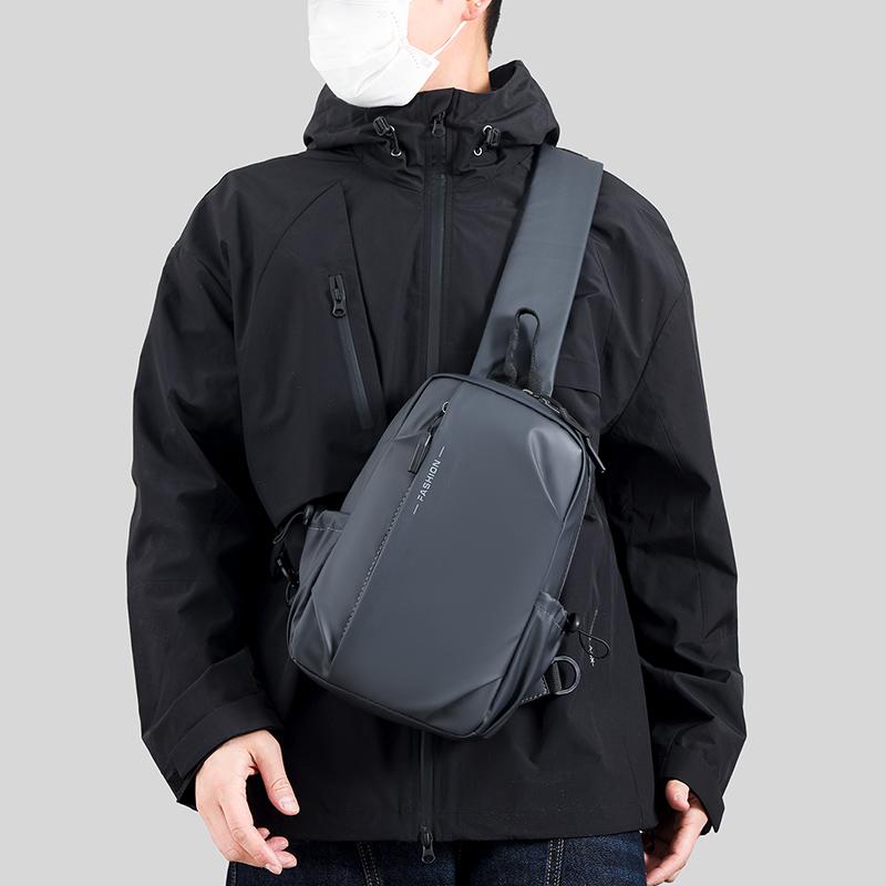 Men's Crossbody Bag Waterproof Chest Bag Shoulder Bag