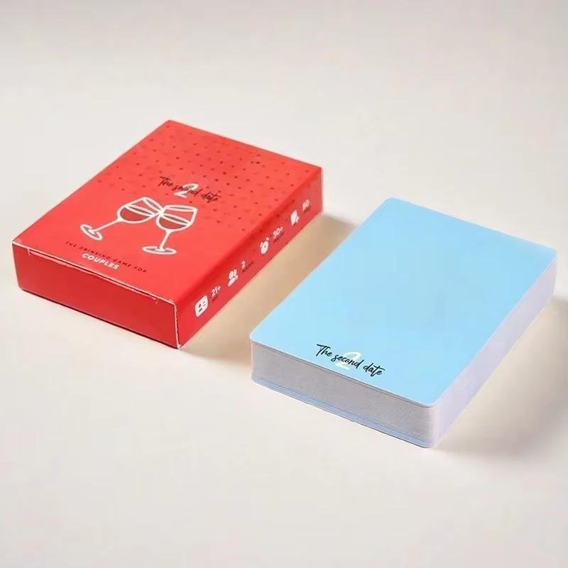 Board Game Card - The 2nd Date Deeper Questions Expansio Portable Couple Game Perfect Valentine's Day Gift For Date Night