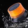 Solar Powered Vehicle Emergency Light High Brightness LEDs Warning Light Waterproof Design Magnetic Mount 2 Light Modes