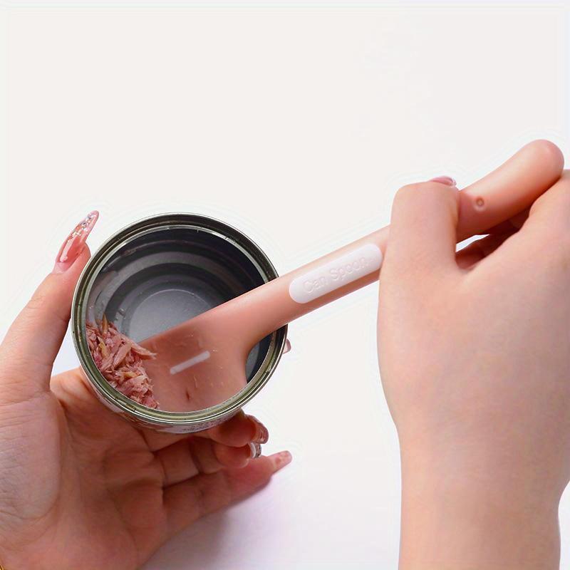Pet Food Can Spoon Cute Long Handle Spoon, Suitable For Wet Food, Canned Food, Snacks, Easy To Clean, Cats And Dogs