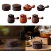 Chinese Ceramic Teapot Loose Leaf Tea Pot Tea Kettle with Anti Scald Handle for Hotel Tea Lovers Gift Home Camping Kitchen