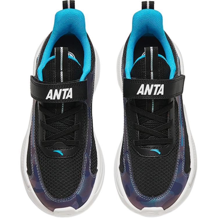 Anta Kids Fabric Wind 2.0 Boys Mesh Spring Sports Shoes Velcro Cushioning Running Shoes Kids sneaker A312415510I