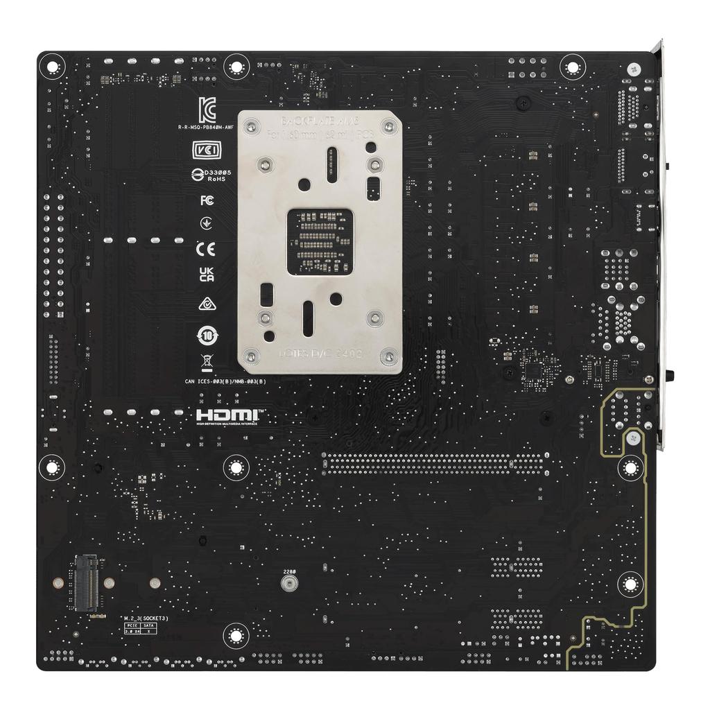 ASUS AMD AM5 AMD B840 Micro-ATX-Mainboard, kompatibel mit Ryzen 9000, 8000 und 7000 Serie PRIME B840M-A WIFI-CSM (Autorisierter Japaner