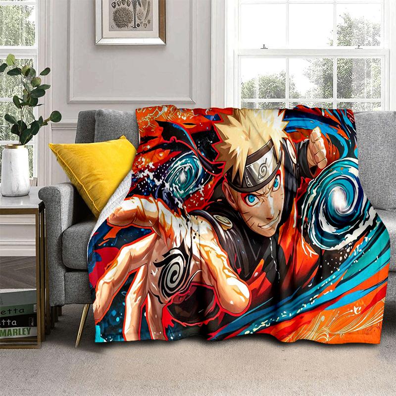 3D N-Naruto Cartoon Anime I-Itachi Flannel Blanket Soft Warm Throw Blanket for Bedroom Living Room Bed Travel Camping Picnic Kid