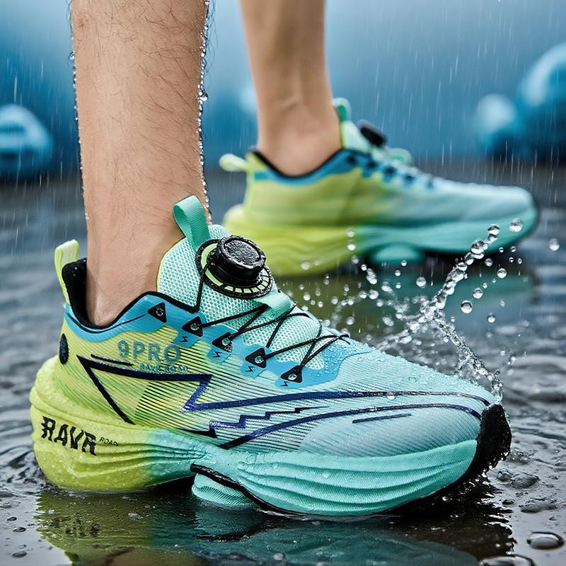 New Men'S Running Shoes Cushioning Carbon Plate Racing Marathon Athletic Shoes Comfortable Non-Slip Sports Tennis Shoes