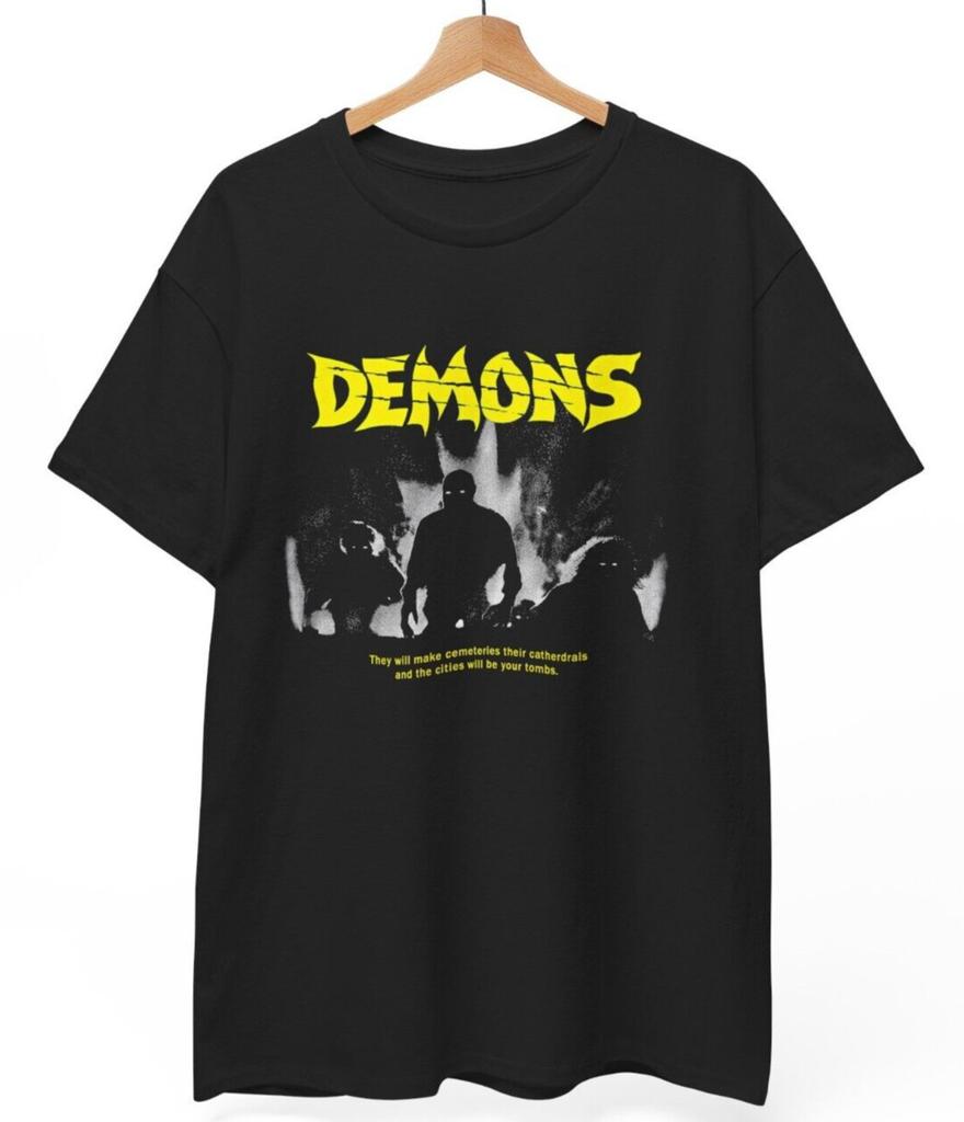 Demons 1985 T-Shirt, 80s Horror Shirt, Dario Argento, Lamberto Bava, Unisex Tee