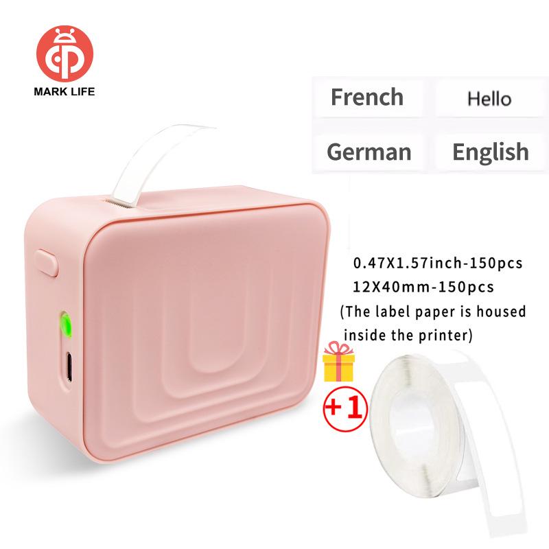 

Marklife M1 Wireless Bluetooth Label Printer рожевий