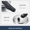 SUPOR 304 Stainless Steel Household Pressure Cooker with Blue Eye Indicator