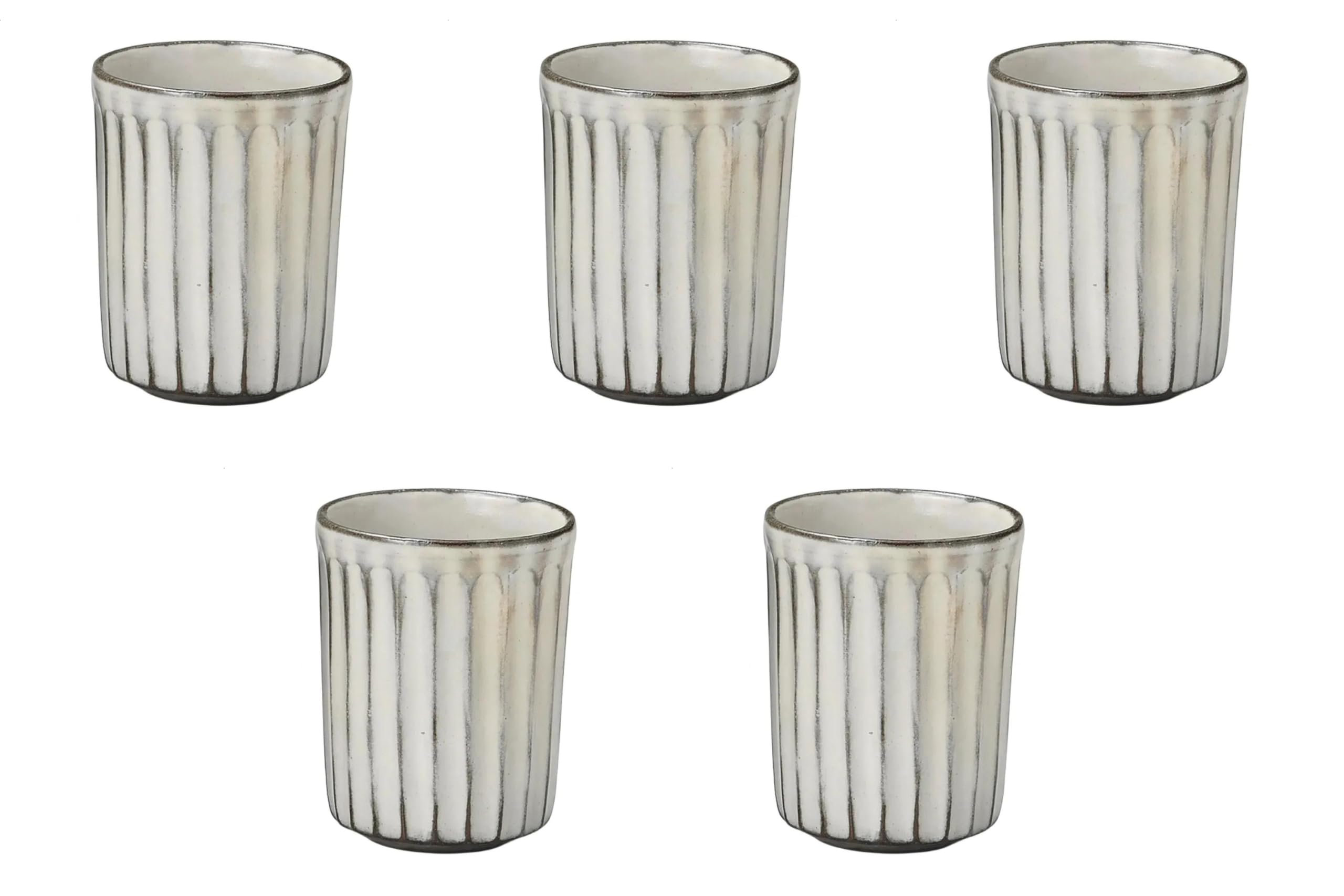 

Set of 5 Shinogi Tokusa Teacups Small x cm Teacups Ceramic Setomonohonpo [6.5 8.3 (140 куб.см)] (Фаянсовая посуда)